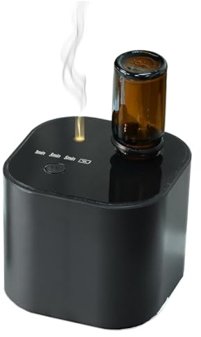 Akfldms Aromatherapy Waterless Cordless Diffuser, Portable Battery Operated Small Mini Diffusers