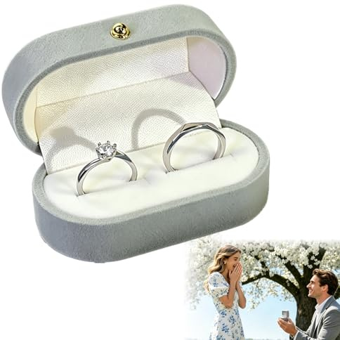 Bogoro Boîte À Alliance Mariage, Boite Alliance Mariage 2 Bagues