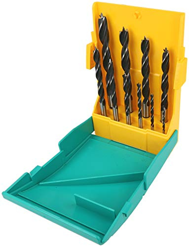 Heller Tools 333 CV Holzspiralbohrer, Silber-Schwarz, Ø 3-12 mm