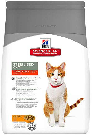 Hills Feline Sterilised Cat Young Adult Huhn 8kg Katzen-Trockenfutter