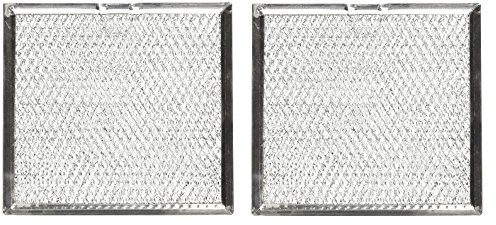 Samsung AP5306190 Aluminum Mesh Grease Filter Replacements 2 Pack, 6-3/8 x 6-3/4 x 3/32, Made in the U.S.A.