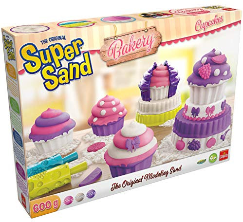 Goliath - Super Sand Cupcakes - Kreativspaß - ab 4 Jahren - Sandspiel zum Modellieren, Einheitsgröße