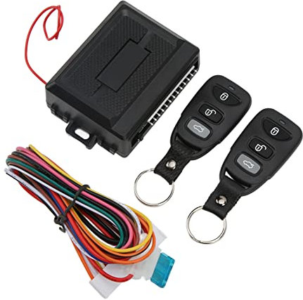 Kit Centralina Telecomando, Kit Chiusura Centralizzata Controllo, Kit Chiusura Centralizzata Controllo Auto Telecomando 3 Pulsanti Sistema di Accesso Senza Chiave Universale 12v Abs