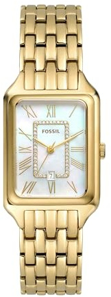 FOSSIL Raquel Montre pour Femmes, Mouvement à Quartz, Bracelet en Acier Inoxydable ou en Cuir
