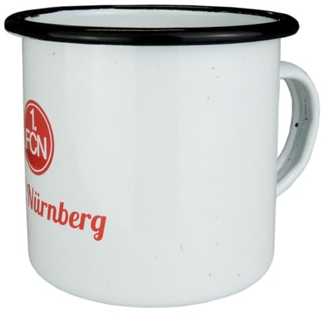 1. FC Nürnberg Tasse Emaille