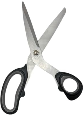Tijeras de Titanio Antiadherentes, Ideales para Recubiertas de Ttitanio Permanecen Afiladas hasta más de 100.000 Usos, (1, 21cm)