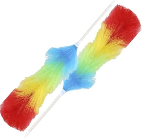 PARENCE - Lot de 2 Plumeau à Poussière 58cm - Endroits Inaccessibles - Nettoyage Toiles arraignées, poussières, 2 Pièces
