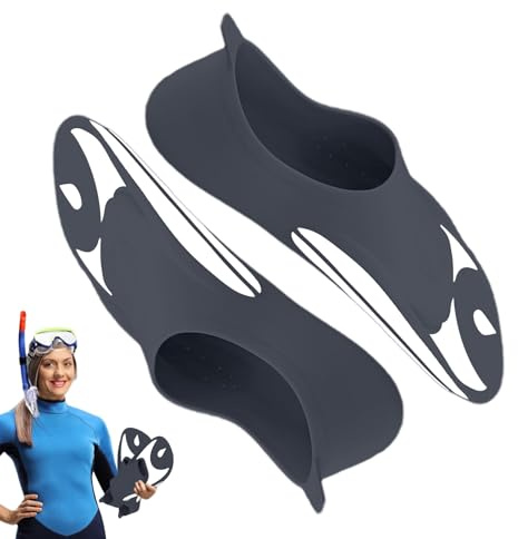Pinne Da Allenamento Per Nuoto - Pinne Compatte per Viaggio | Set Snorkeling, Attrezzatura Subacquea E Attrezzatura Sportiva Per Uomo, Donna E Bambini, Ideali Per Piscina, Spiaggia E Vacanze