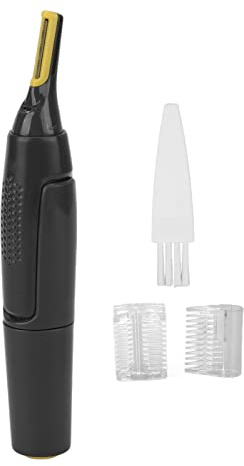 Mini Men Electric Trimmer med Löstagbart Tvättbart Skärhuvud, Dubbla Blad, Lågbrus Ansiktshårborttagare för Bekväm Grooming