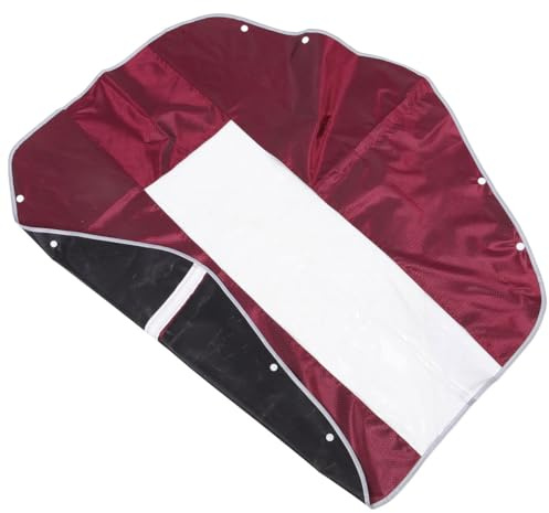 Ciieeo Mobility Scooter Panel Cover Large Size Jacquard Fabric Red Electric Scooter Dashboard Protector Rainproof Dustproof Accessory