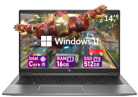 HP ZBook Firefly 14 G8 Business Laptop, 14 FHD(1920x1080) Workstation, Intel Core i5-1145G7, 16GB RAM, 512GB SSD, CAM, QWERTY Keyboard, Windows 11 Pro (Renewed)