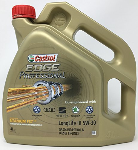 Castrol CAEP5304 Edge Professional LongLife III 5W-30 Motoröl, 4 Liter