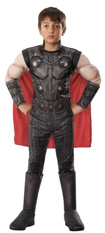 Rubies Official Avengers Endgame Thor, Deluxe Child Costume - Medium, Age 5-7, Height 132 cm Halloween