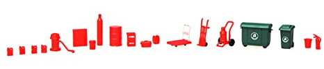 TECKEEN Oljebutiksverktyg 1:64 garageutrustning Diorama-tillbehör scen rekvisita modell