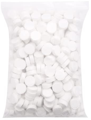 Roundsky Lingettes jetables en coton doux magique comprimées, 500 pièces, tablette de tissu de voyage