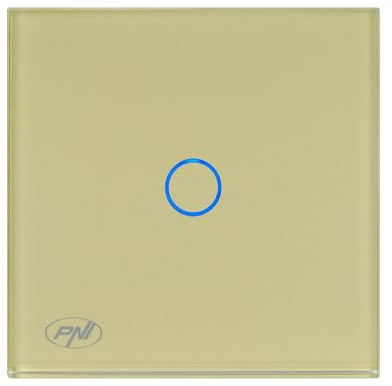 PNI SH101G Touch Schalter Gold LED Kreuzschalter/Falle