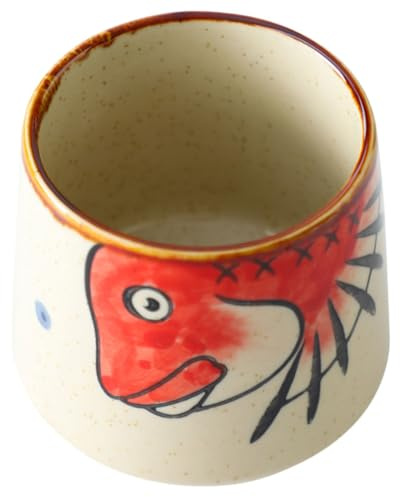 Cabilock Tazza da tè Mano Coppa per Sake Cartoon Porcellana capacità Sicura tè e Sake