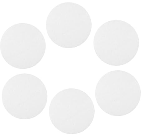 WOONEKY 6 Pezzi Cerchi di Schiuma Rotondi per Decorazioni e Artigianato DIY Dischi in Polistirene Leggeri e Resistenti per Progetti Scolastici Feste e Modellismo