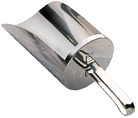 Vogue - Pelle à glace Vogue en acier inoxydable 1950 ml - Argentée. Grande capacité. Pelle à glace multifonctionnelle pour mariage, bar, fête. Pelle à farine J182