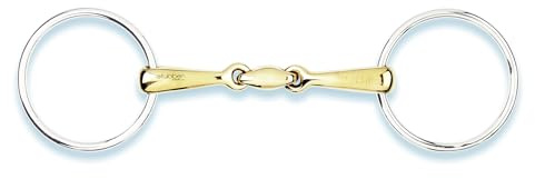 Stübben Gebiss 2222 Wassertrense doppelt gebrochen - 14,0 cm - 16 mm - Sweet Copper