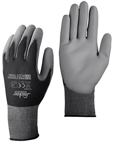 Snickers Präzisions Flex Handschuhe Light, 1 Stück, 8, grau/schwarz, 93210448008