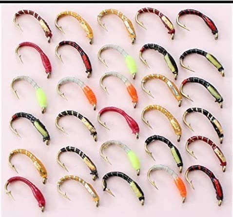 BN X 30 mixed EPOXY BUZZERS trout fly fishing flies SET 90 - FREE SHIPPING