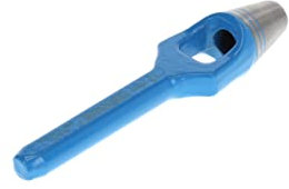 GEDORE Henkellocheisen für weiche Materialen, Ø 13 mm, Gummi Leder Dichtungen Stoff, rund, 140 mm lang, Stanzeisen, 570013