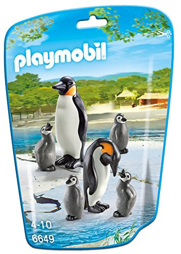 Playmobil 6649 City Life Penguin Family, Fun Imaginative Role-Play, PlaySets Suitable for Children Ages 4+