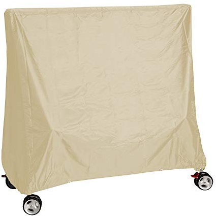 STTC Housse de Tennis de Table, Intérieur/extérieur Ping Pong Table Housse étanche Couverture pour Table de ping-Pong, 155x75x150cm,Beige
