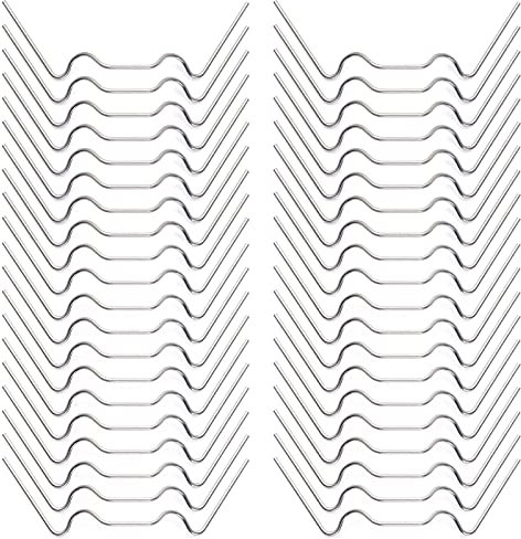 Xionghonglong Gewächshausklemmen, 100 Stück, Edelstahl, Silber, Befestigung, Gewächshauszubehör