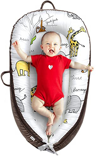 Ceekii Baby Nest Pod for 0-12 Months, Cotton Lounger, Baby Essentials for Boys & Girls, Newborn Gift