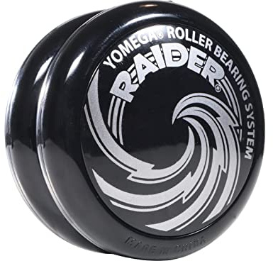 Yomega Raider - Profesional Responsive Ball Bearing Yoyo, ideal para niños, Beginners y para Advanced String Yo-Yo Trucos y Looping Play. + Extra 2 Strings (Purple/Black Cap)