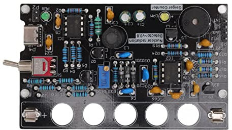 Kit Elettronica Contatore Geiger, Kit Pratica Progetto di Saldatura Rilevatore di Radiazioni Nucleari Tubo Fai-da-Te Assemblato
