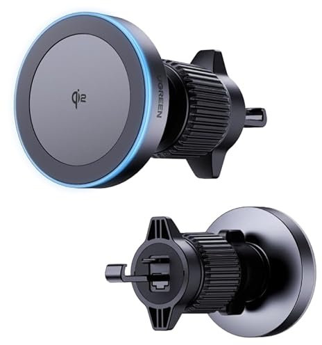 UGREEN Qi2 zertifiziertes 15W für MagSafe Autohalterung mit Ladefunktion Magsafe Handyhalterung Auto kompatibel mit iPhone 16/16 Pro/16 Pro Max/15/14/13 mit 1M Kabel
