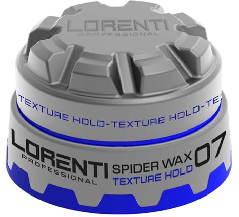 LORENTI TOKYO & SEOUL Spider Hair Wax No.7 grigio 150 ml | Pomata con effetto bagnato | Cera per capelli con lucentezza – gel per capelli per bambini | gel per capelli da uomo | cera per capelli |