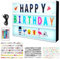 Boîte à lumière LED avec changement de couleur, boîte lumineuse A4 avec lettres et emojis, boîte lumineuse avec changement de couleur, boîte lumineuse LED avec télécommande, kit pour mariage, fête