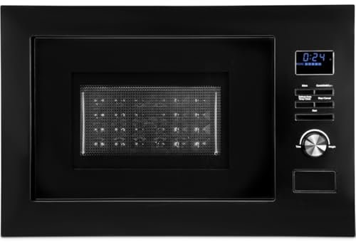 Micro ondes encastrable avec grill noir Bomann MWG3001HEB-noir