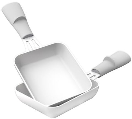 LAGRANGE - Set mit 2 Raclette-Pfännchen, rechteckig, Keramik