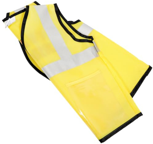 FELTECHELECTR Gilet Alta Visibilità per Confortevole, Pettorina Semplice e Versatile per Attività Indoor sulla Strada, Sicurezza e Visibilità Garantite