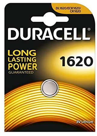 Duracell 1620 Battery for your car alarm, calculators, photo cameras and remote control
