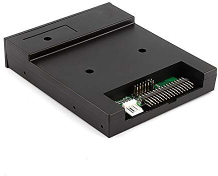 Usb-Diskettenemulator Sfr1M44-U100K Updateversion Schwarzes Diskettenlaufwerk 5V Dc-Netzteil