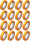 16x Rollen | 19mm x 50m | Goldband (soft) | Maler Abdeckband | klebemeister.eu…