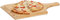 Relaxdays 3 x Pizzaschaufel Bambus, 45 x 30 cm groß, als Pizzaschieber, abgerundete Kanten, mit Griff, Brotschieber, Natur