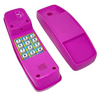 Téléphone rose pour enfants, parfait pour les cadres d'escalade en plein air, cabane dans les arbres, niche de jeu