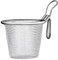 Zhemessy 2 Uds. Colador de Acero Inoxidable, Cesta Coladora para Comida, Cestas para Colador de Cocina, Olla Caliente, Coladores para FreíR, Fideos para Servir, S