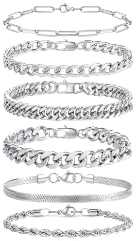 AWARDSEN Silver Bracelet for Men