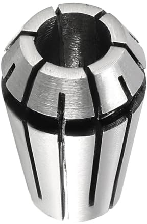 Hoite Mandril de pinza de resorte ER-11, diámetro de sujeción de 6 mm, de acero, fácil de desmontar. Aplicaciones: para máquinas herramienta de grabado CNC.
