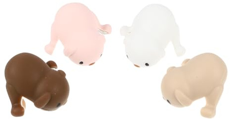 EPIGEIST 4pezzi Protezioni per Angoli del Tavolo a Forma di Cartoni Animati in Silicone per Ragazzo Ragazza, Alta Elasticità e Resistenza al Calore per Scrivanie e Tavolini Colore Casuale