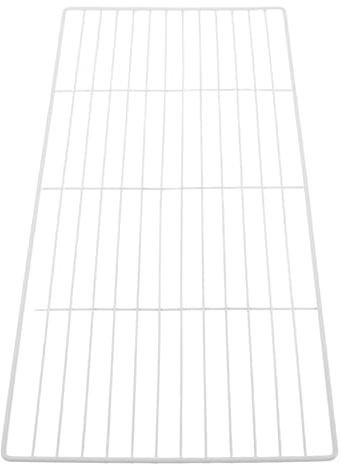 POPETPOP Divisor para Congelador de Rejilla Metálica Blanca 45×22 Cm, Organizador de Compartimentos para Frigorífico, Separador de Alimentos, Divisor Multiusos para Estantes de Alambre