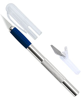 WEDO Silver aluminium reservblad skalpell